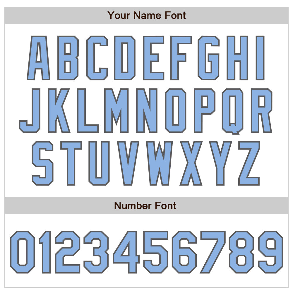 Custom White Light Blue-Steel Gray Authentic Baseball Jersey