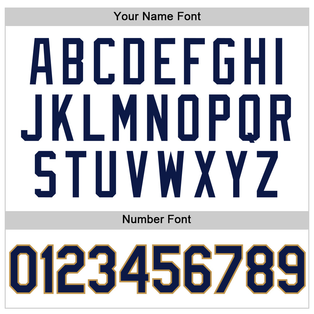 Custom White Navy-Old Gold Authentic Throwback Basketball Jersey