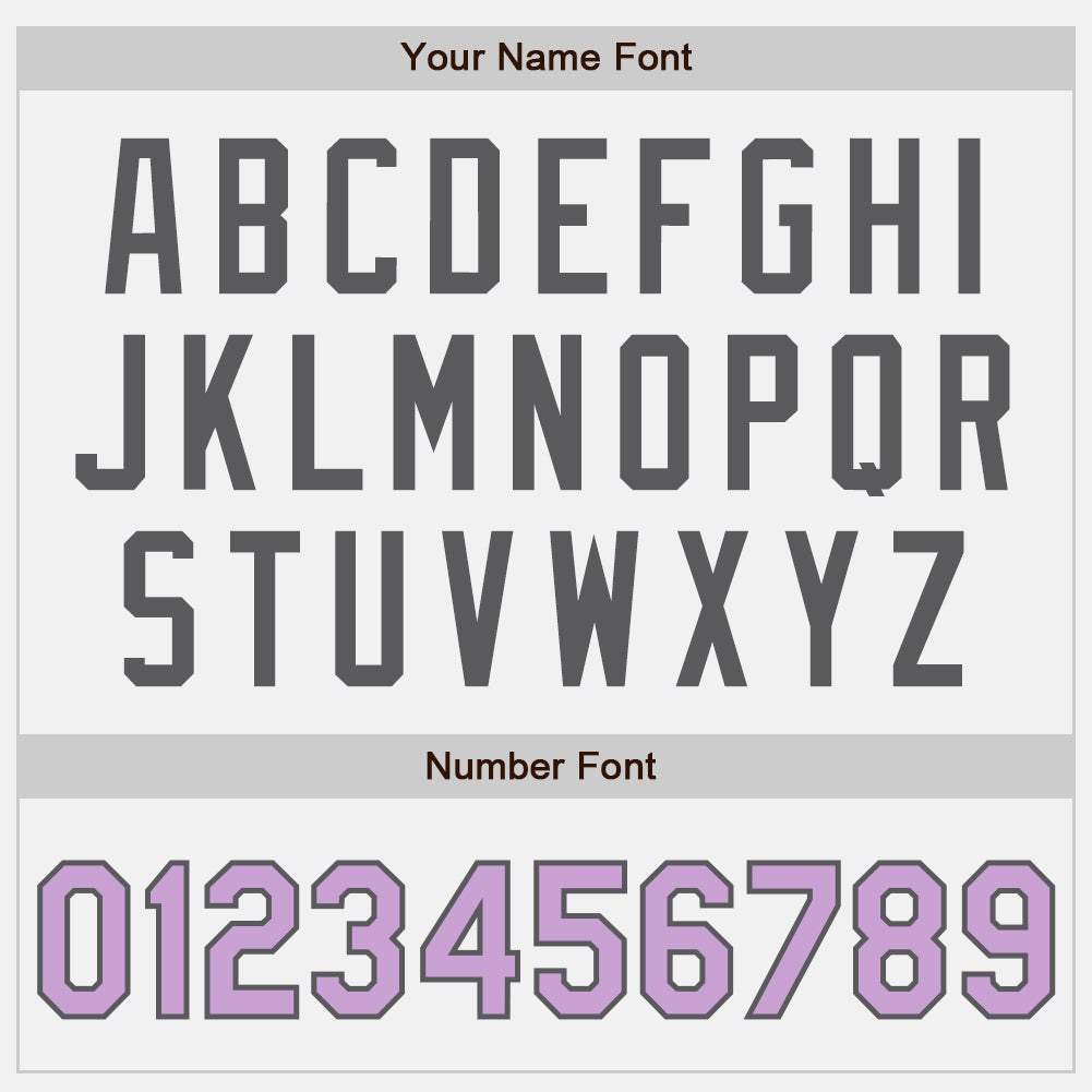 Custom White Light Purple-Steel Gray Authentic Baseball Jersey