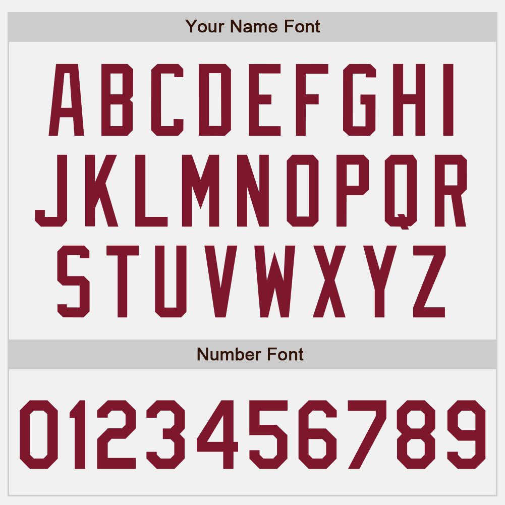 Custom White Crimson Authentic Baseball Jersey