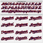 Custom White Navy-Red Authentic Baseball Jersey