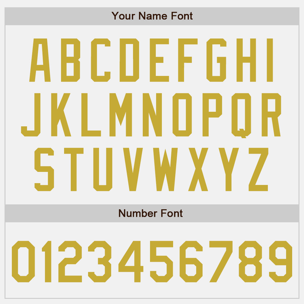 Custom White Black Pinstripe Old Gold Authentic Baseball Jersey