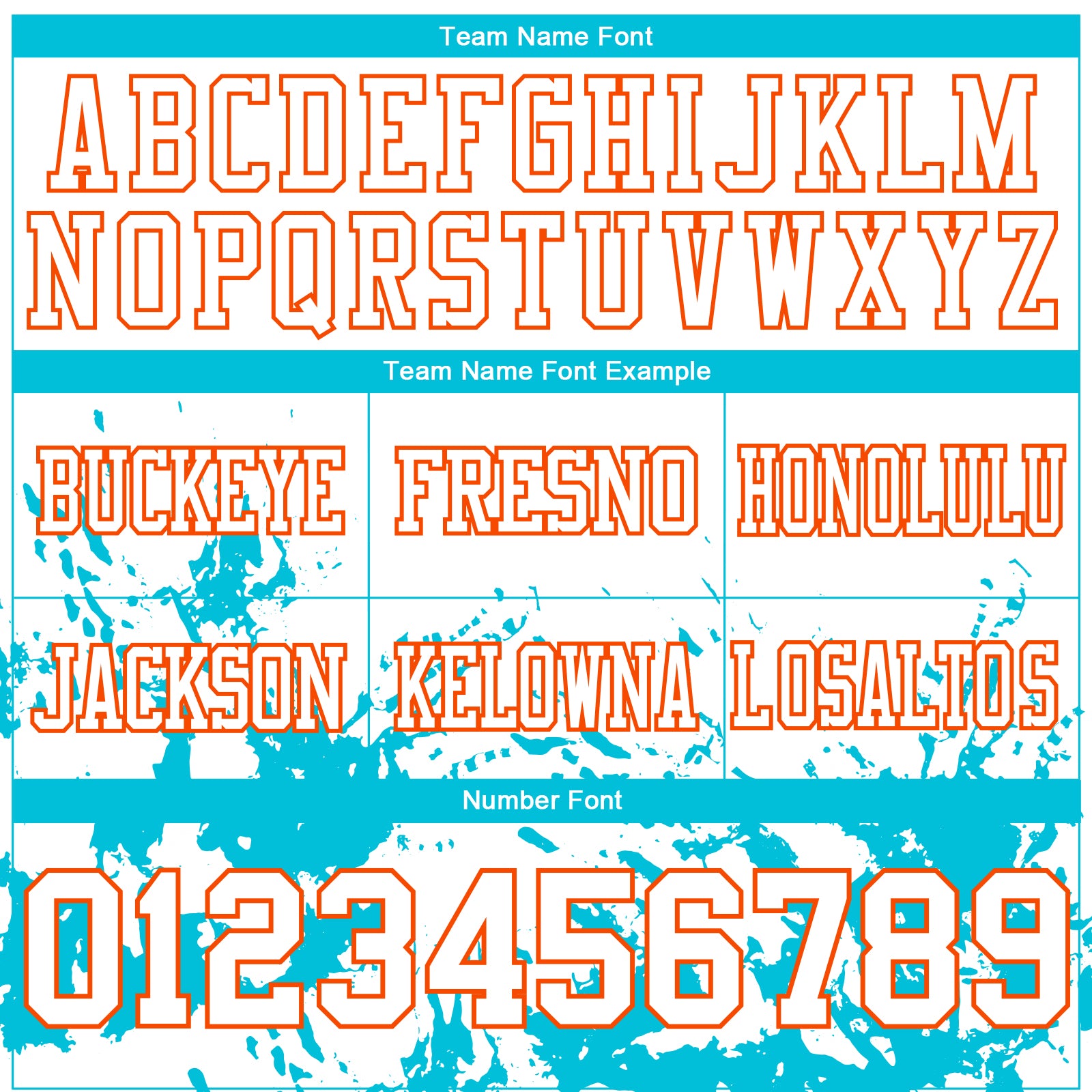 Custom White Lakes Blue-Orange 3D Pattern Splash Authentic Football Jersey