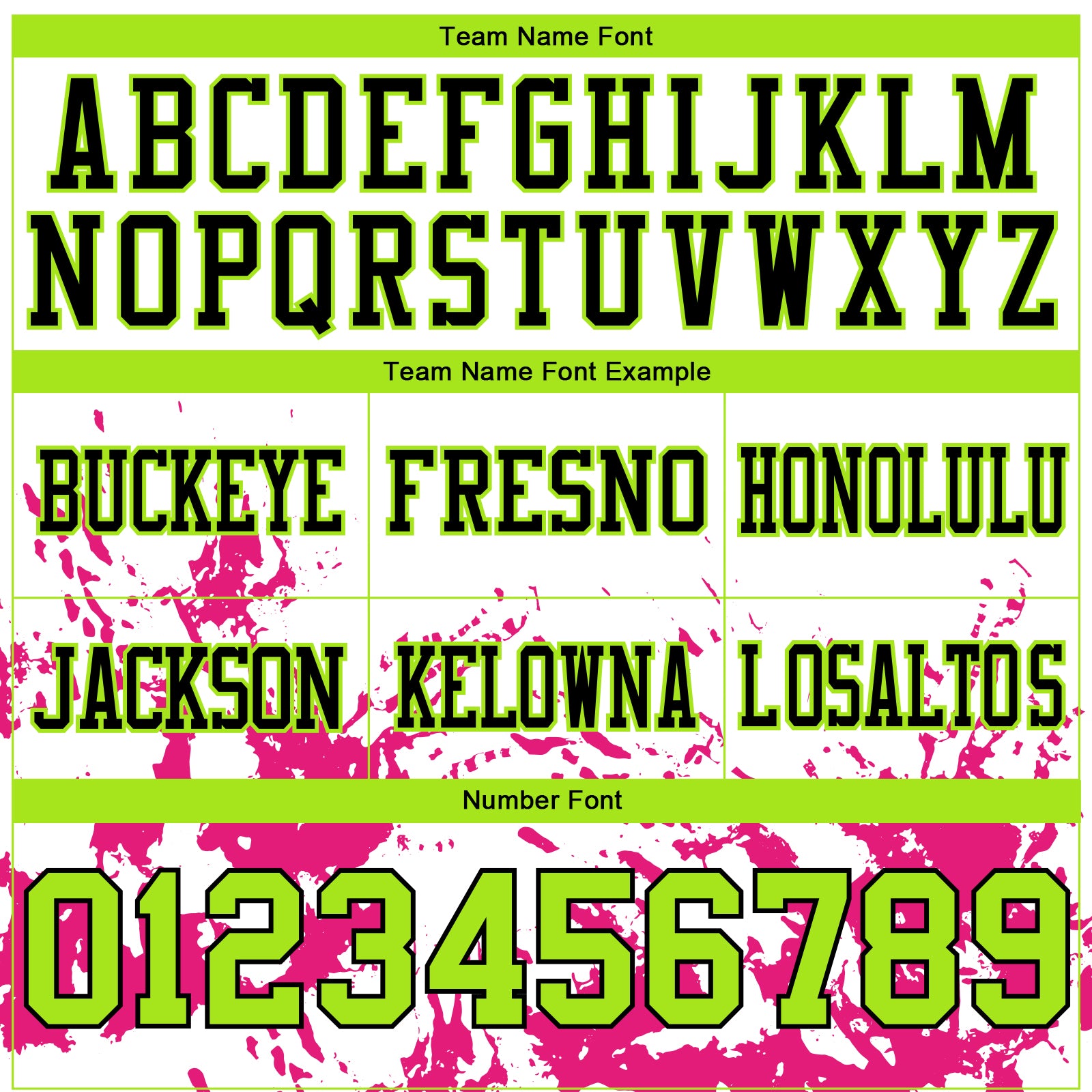 Custom White Neon Green Hot Pink-Black 3D Pattern Splash Authentic Football Jersey