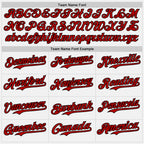 Custom White Black Gray-Red Authentic Baseball Jersey