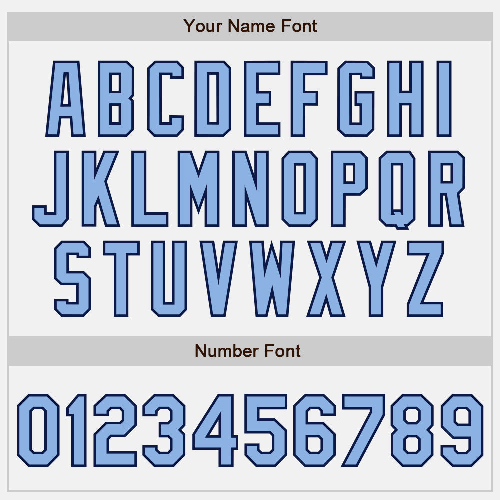 Custom Stitched White Light Blue-Navy Baseball Pullover Sweatshirt Hoodie