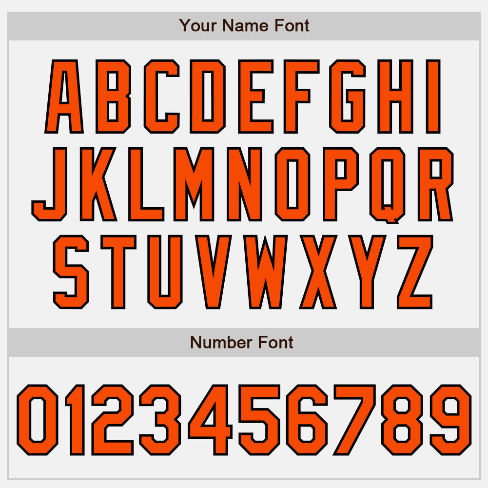 Custom Stitched White Orange-Black Baseball Pullover Sweatshirt Hoodie