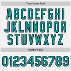 Custom Stitched White Teal-Black Baseball Pullover Sweatshirt Hoodie