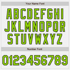 Custom Stitched White Neon Green-Black Baseball Pullover Sweatshirt Hoodie