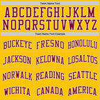 Custom Yellow Maroon-White Authentic Basketball Jersey