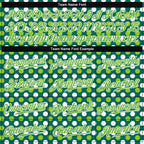 Custom Kelly Green Neon Green-White 3D Pattern Design Authentic St. Patrick's Day Baseball Jersey