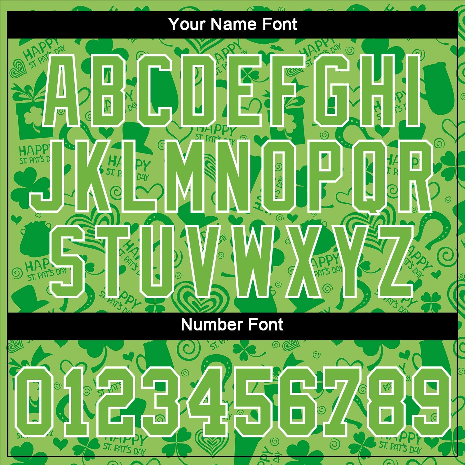 Custom Black Green 3D Pattern Design Clovers And Billiards Balls St. Patrick's Day Authentic Baseball Jersey (Copy)